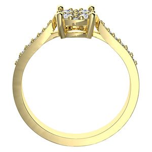 Zlata Princess Gold - zásnubní prsten ze žlutého zlata