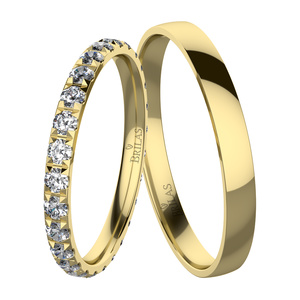 Pontos Gold - snubní prsteny ze žlutého zlata