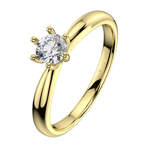Zurina Gold - vkusný zásnubný prsteň z bieleho zlata