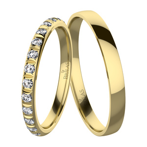 Palas Gold - snubní prsteny ze žlutého zlata