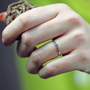 Helena WW Safír III. - absolútne nádherný zásnubný prsteň z bieleho zlata
