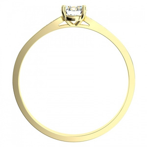 Kasia GW Safír -  vkusný zásnubný prsteň z bieleho zlata