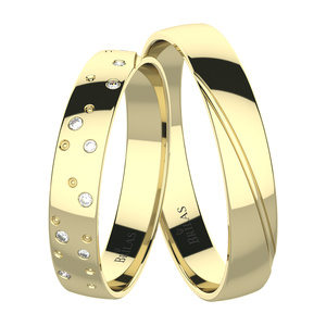 Anna Gold - snubní prsteny ze žlutého zlata