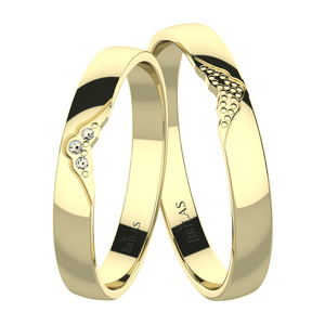 Zafiris Gold - snubní prsteny ze žlutého zlata