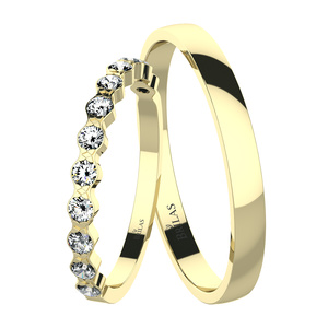 Salma Gold - snubní prsteny ze žlutého zlata