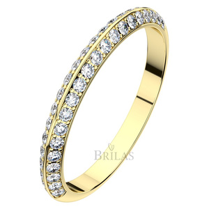 Afrodita II. G Briliant - luxusné snubný prsteň z bieleho zlata