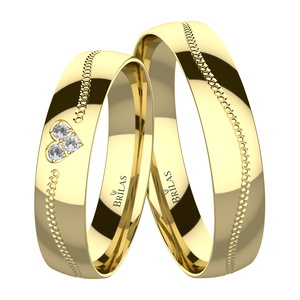 Stelaria Gold - snubní prsteny ze žlutého zlata