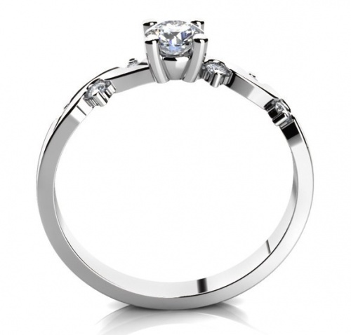 Zeus White  - jedinečný zásnubní prsten ve špičkovém designu