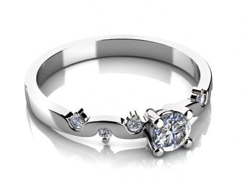 Zeus W Briliant  - jedinečný zásnubní prsten ve špičkovém designu