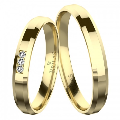 Sebastiana Gold snubné prstene zo žltého zlata