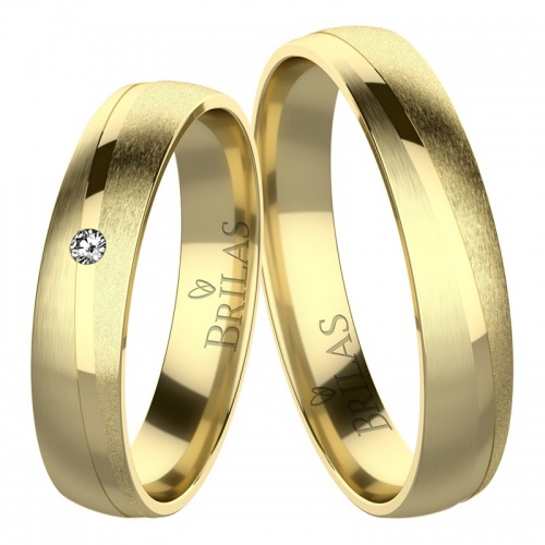 Dante Gold snubné prstene zo žltého zlata