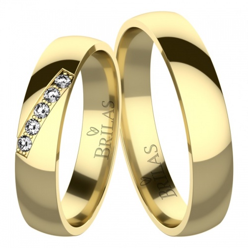 Arrigo Gold snubné prstene zo žltého zlata