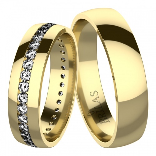 Augusto Gold snubné prstene zo žltého zlata