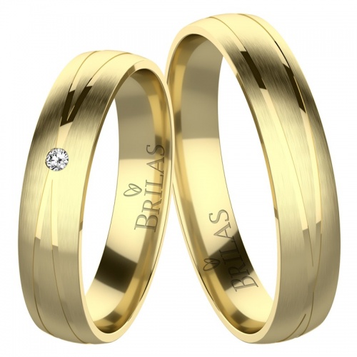 Kami Gold  elegantné snubné prstene