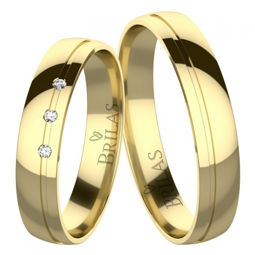 Dominika Gold snubné prstene zo žltého zlata