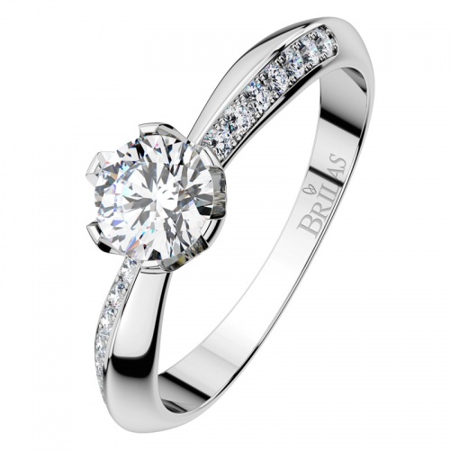 Michaela Silver luxusné zásnubný prsteň zo striebra
