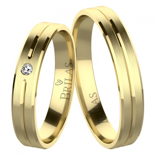 Naomi Gold snubné prstene zo žltého zlata
