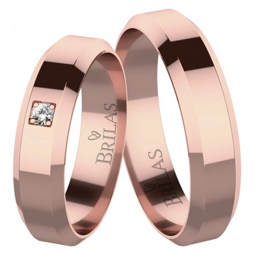 Andromeda Red Diamond  obrúčky z červeného zlata