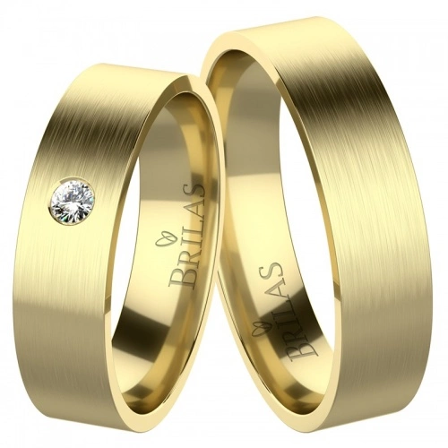 Apus Gold Diamond  snubné obrúčky zo žltého zlata