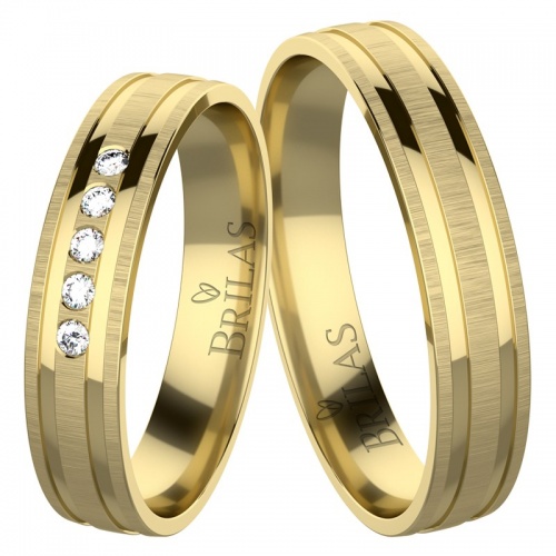 Tim Gold snubné prstene zo žltého zlata