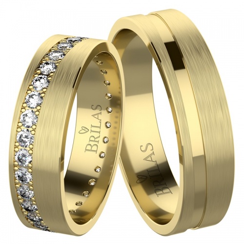 Enuris Gold snubné prstene zo žltého zlata