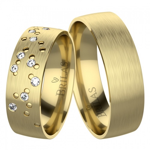 Ruta Gold snubné prstene zo žltého zlata