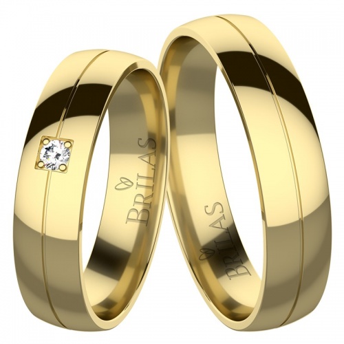 Tara Gold snubné prstene zo žltého zlata