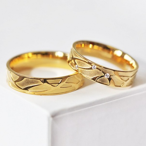 Roma Gold snubné prstene zo žltého zlata