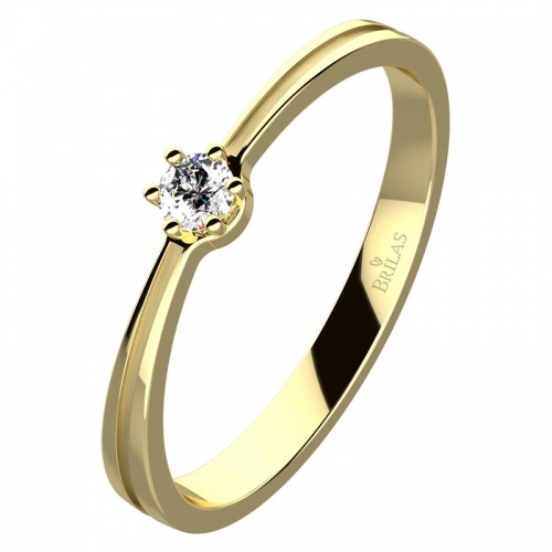 Kelsi Gold zásnubný prsteň zo žltého zlata