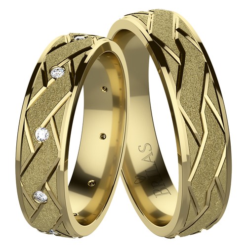 Kora Gold snubné prstene zo žltého zlata