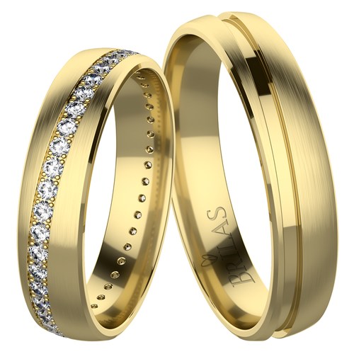 Tilda Gold snubné prstene zo žltého zlata