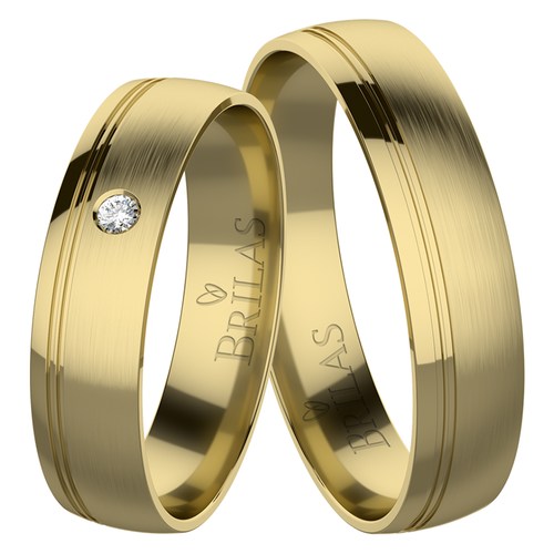 Severina Gold snubné prstene zo žltého zlata