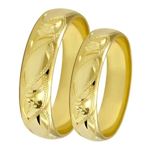 Leonzio Gold elegantní snubní obrúčky