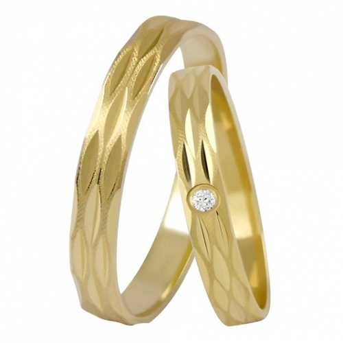 Lazzaro Gold jemné prstene zo žltého zlata